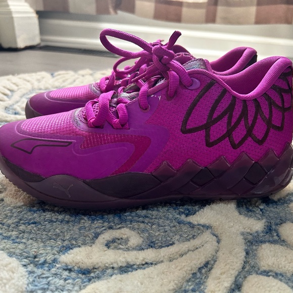 MB.01 Disco Lo Basketball Shoes Size 8.5 Deep Orchid / Pickled Beet - Mens - Picture 1 of 13